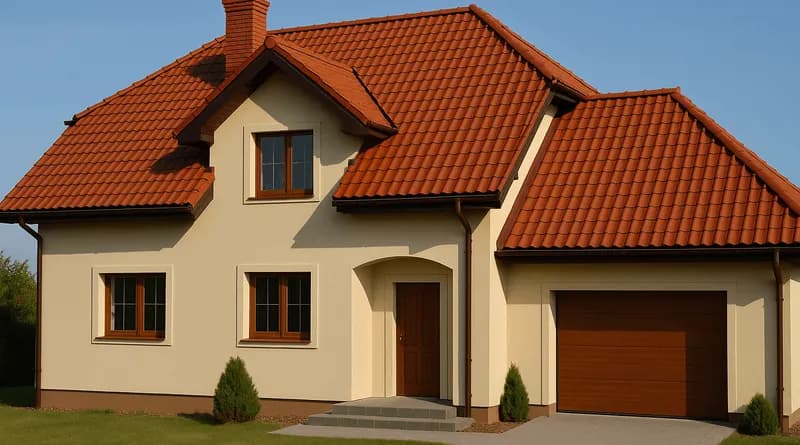 Ceglany dach jaka elewacja - idealne kolory, które zachwycą